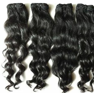 Extensiones de cabello brasileño a granel crudo para mujeres negras Color de cabello natural de estilo de onda profunda suelta directamente de la India - Product Image 4