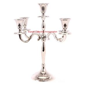 High Quality Metal Iron Brass <b>Candle</b> Stand Attractive Decorative Candelabra Holder for <b>Weddings</b> Lighting Accessories Supplies - Product Image 4