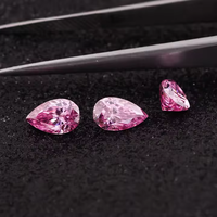 Poire 0.99Ct Fancy Vivid Pink VS2 Diamant de laboratoire en vrac avec diamant certifié IGI pour bague de fiançailles
