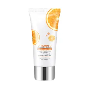 Nettoyant à la vitamine C 50g nettoyant hydratant, hydratant et affinant les pores nettoyant pour le visage personnalisé