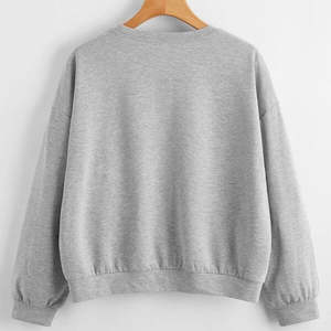 Sudadera Informal de Franela para Mujer con Manga Larga y Capucha Bordada, Sudadera de Forro Polar de Venta Caliente para Otoño Invierno - Product Image 2