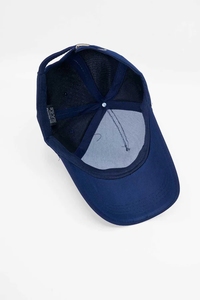 Newyork หมวกแก๊ปใช้ได้ทั้งชายและหญิง, P-CAP สำหรับทุกฤดูกาลปัก3D หัวเข็มขัดโลหะปรับได้ผ้าใบโพลีเอสเตอร์/ ผ้าฝ้ายผ้าแคนวาสสีเอสเตอร์/ สีน้ำเงินเข้มสำหรับทุกฤดูกาล - Product Image 4