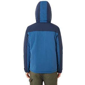 แจ็คเก็ตบอมเบอร์แบบมีฮู้ดครึ่งซิป คุณภาพสูง ปี 2024 สำหรับทุกเพศ สไตล์สตรีท พิมพ์ลายกีฬาฤดูหนาว รับทำโลโก้ตามสั่ง ผลิตแบบ OEM ผ้าไนลอน 100% - Product Image 3