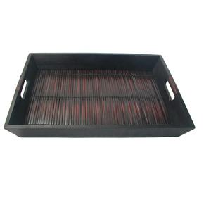 Plateau de service en bambou et rotin taille personnalisée panier de rangement de haute qualité écologique pour la maison et la cuisine prêt pour l'exportation - Product Image 5