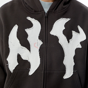 Men Baggy Fit Soft Cotton Unisex <b>Plain</b> <b>Hoodies</b> High Quality Ready to Ship Sweatshirt Manufacturer - Product Image 5