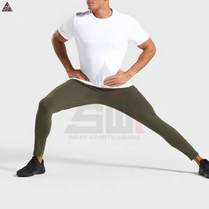 Pantalon de survêtement en molleton léger pour homme, taille élastique, jogging en plein air, décontracté, 100% coton, respirant, écologique, fabriqué au Pakistan - Product Image 4