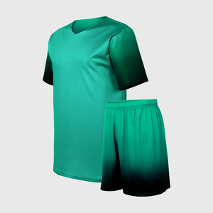 Ensemble de football et de soccer personnalisable en sublimation en gros pour les équipes de football, les vêtements d'équipe scolaire, les vêtements de sport, certifié SEDEX - Product Image 4