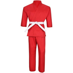Uniforme rojo de Jiu Jitsu brasileño de algodón 100% de alta calidad para hombres, traje de Karate con logotipo personalizado, nuevo diseño, ropa de artes marciales - Product Image 1