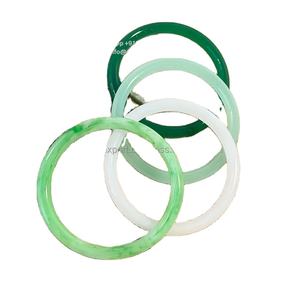 ชุดกำไลเรซินหลากสี4ชิ้นเครื่องประดับคริสเตียนรูปทรงกลมดีเครื่องประดับอัญมณีสไตล์แฟรงซ์ของขวัญสำหรับงานเลี้ยงที่ทันสมัย - Product Image 6