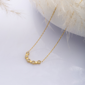 Ronda CZ Plain Style Charm Collar Venta al por mayor Turco Hecho a mano 925 Joyas de plata esterlina - Product Image 4