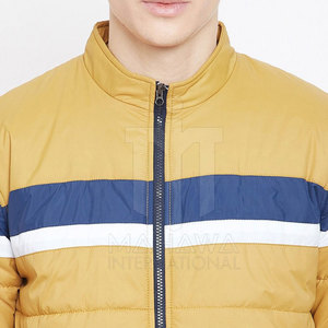 2025 veste d'hiver décontractée pour hommes 100% Polyester surdimensionné conception de bulles avant Logo col montant écologique séchage rapide respirant - Product Image 6