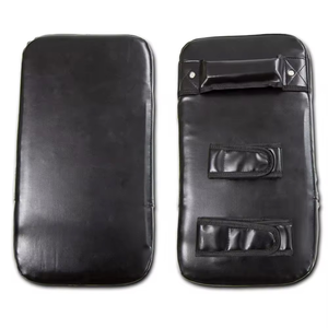 Almohadillas tailandesas cómodas de cuero de alta calidad con logotipo personalizado impreso al por mayor, almohadillas tailandesas para artes marciales de tamaño personalizado 100% - Product Image 4