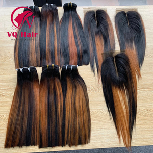 ผมต่อทำจากผมมนุษย์บริสุทธิ์จากเวียดนามเรียซูเปอร์สองชั้นผมทอติดหนังตรงกระดูก100กรัม - Product Image 5