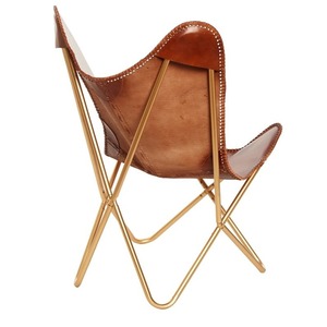 Silla mariposa cuero salón cuero mariposa - Product Image 3
