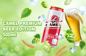 Cerveza Lager Premium Camel, Lata de 330 ml, Bebida Alcohólica Enlatada, 4.5% Vol., Fría, Vietnam, Buena Calidad - Product Image 5