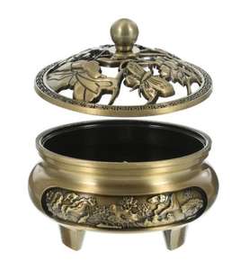 Top-rated Brass Incense <b>burner</b> with Unique Artistic Design for Mindfulness and Relaxation Golden Polished Finished at Cheap Rate - Product Image 2