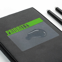 Blocs-notes autocollants transparents, imperméables, pour le bureau et les fournitures scolaires