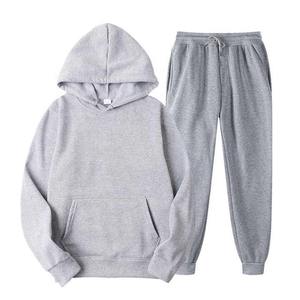 "Premium Custom Blank Hoodie & Jogger Set <b>for</b> Men - High-Quality Tracksuit Sweatsuit 2-Piece Set" - Product Image 2