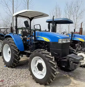 Tractor agrícola New-Hollands TT75 bastante usado 140HP con bajo consumo de combustible Rueda de tractor automática T6070 140HP - Product Image 1