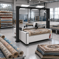 Machine de découpe de tapis imprimés sur mesure avec caméra