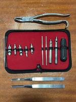 Ensemble d'extracteurs dentaires Burgess Wolf pour chevaux, grand modèle, en acier inoxydable, tous les outils de dentisterie vétérinaire disponibles