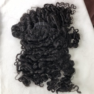 Ready to Ship Raw Pixie Curly Hair Bundles Raw Burmese Curly Hair Fumi <b>Egg</b> Curl Human Hair Extension Bundle Genius Weft - Product Image 6