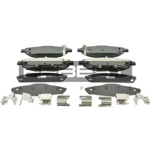 Set pastiglie freno anteriori FEBEST (0101-ADT271F) - Product Image 1