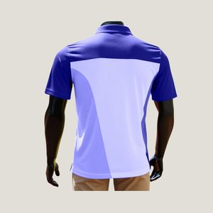 Coton et polyester de luxe pour hommes pour T-shirt polo Chemise de golf brodée personnalisable avec design de luxe décontracté de style solide - Product Image 2