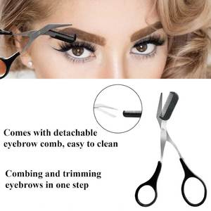 Ciseaux à sourcils à petite lame pour une coupe détaillée Ciseaux à sourcils de haute qualité pour des coupes lisses - Product Image 3
