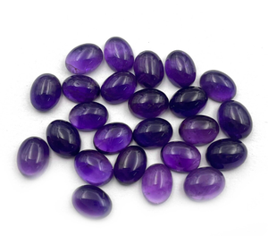 พลอยอเมทิสต์สีม่วงธรรมชาติอัญมณีหลวมเกรดเอเมทิสต์ควอตซ์เจียระไนแบบหลวมสำหรับเครื่องประดับ - Product Image 4