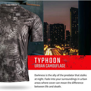 เสื้อตกปลาแห้งเร็ว,เสื้อแข่งขันลายพรางว่างเปล่าป้องกันแสงแดด - Product Image 3