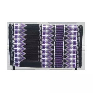 Tapis de selle en laine fantaisie de haute qualité de style occidental assuré par le fabricant indien d'équitation équestre - Product Image 5