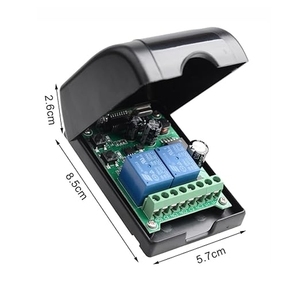 433Mhz 24V 2 kênh Relay Module không dây điều khiển từ xa chuyển đổi với pin Loại sản phẩm điều khiển từ xa thiết bị chuyển mạch - Product Image 4