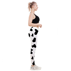 Legging de fitness pour femme en coton bambou de haute qualité, respirant, antibactérien, taille mi-haute, avec logo, idéal pour le yoga et la gym - Product Image 3
