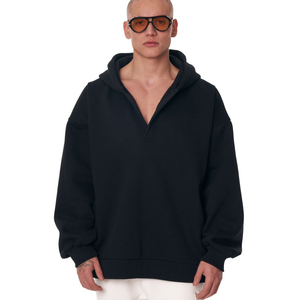Sudadera con Capucha Personalizada para Hombre, 100% Algodón, Felpa, Logotipo Serigrafiado, Ropa Urbana Personalizable de Secado Rápido - Product Image 1