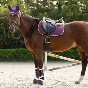Ensemble de tapis de selle pour cheval personnalisable, outil de soin équin confortable avec doublure en tissu, fournitures d'équitation, équitation - Product Image 5