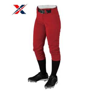 Pantalones para correr de poliéster y algodón personalizados a prueba de viento, transpirables, de secado rápido, protección UV, lona recta ecológica personalizada - Product Image 4