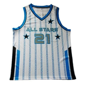 เสื้อบาสเก็ตบอลแบบซับลิเมชั่นสั่งทำพิเศษสำหรับผู้ชาย ผ้าโพลีเอสเตอร์ 100% ชุดบาสเก็ตบอลแบบยูนิเซ็กซ์ เสื้อทีม - Product Image 2