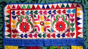 Cenefa de puerta étnica colorida Toran Vintage o decoración de ventana | Tapiz de pared bohemio para puerta tribal - Product Image 4