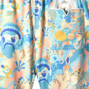 Short de plage personnalisé solide pastel Short de bain d'été léger à séchage rapide pour hommes Short de surf respirant à taille élastique écologique - Product Image 5