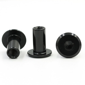 अनुकूलित उच्च शक्ति m1.6 n2.9 m4 m5 काले स्टेनलेस स्टील 1/4-20 1/4-28 5/16-24 ग्रेड 8.8 फ्लैंज हेक्स सिर आस्तीन बैरल नट - Product Image 1