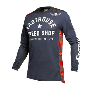 Ensemble de maillot et de pantalon de motocross personnalisé pour homme Respirant Coupe-vent Manches longues Taille plus Imprimé Anti-UV Équipement de moto - Product Image 2