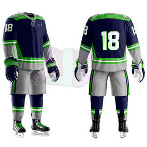 Uniforme de Hockey sobre Hielo Cómodo, Transpirable y que Absorbe la Humedad para Entrenamientos de Equipo y Programas Deportivos - Product Image 2