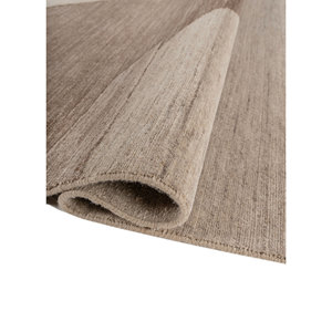 พรมขนสัตว์ถักมือสีเบจและสีน้ำตาลลายแบบนามธรรมขนาดใหญ่สำหรับตกแต่งห้องนั่งเล่นวัยรุ่น-Aiwl-1055 - Product Image 2