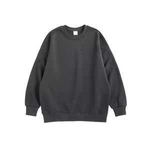 เสื้อสเวตเตอร์100% ของผู้ชายผ้าฝ้ายใส่ได้ทั้งชายและหญิงเสื้อสเวตเชิ้ตโอเวอร์ไซส์ของผู้ชายน้ำหนักมากกำหนดโลโก้ได้เอง - Product Image 3