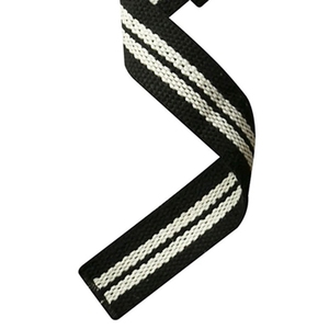 Heavy Duty Neoprene Figure 8 Weight Lifting Dead Lift Wrist for Pull-ups Horizontal <b>Bar</b> Powerlifting Gym Fitness - Product Image 3