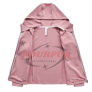 เสื้อฮู้ดผู้หญิงมีสีต่างกันพร้อมกระเป๋าดีไซน์ทันสมัยทันสมัยและใส่สบายสินค้ามาใหม่ - Product Image 3