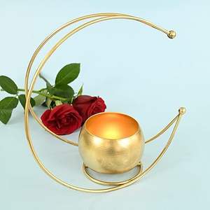 เชิงเทียนโลหะครึ่งแสงจันทร์ - Product Image 2