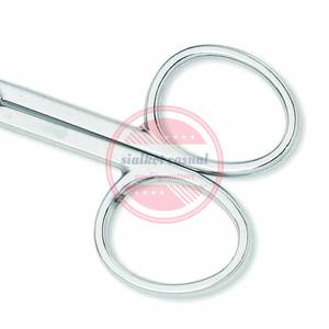 Tijeras para cutículas de uñas de punto curvo doble Tijeras de manicura personalizadas de acero inoxidable - Product Image 6