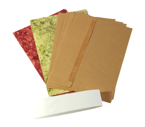 Ensemble de papeterie en papier multicolore de qualité supérieure Enveloppes sans acide sans bois avec colle à peler et à sceller très lisses - Product Image 3